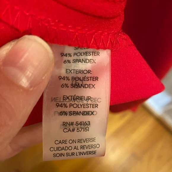 ❤️Lady in Red❤️Calvin Klein RED dress Valentines/date night/special occasion NEW - Picture 5 of 7